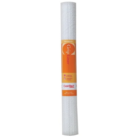 Con-Tact Brand Con-Tact Grip 5 ft. L X 20 in. W White Non-Adhesive Shelf Liner 05F-C6F52-06